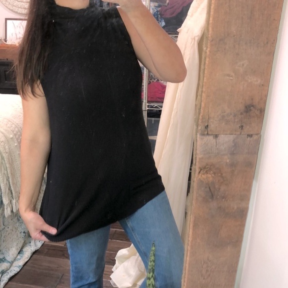 Cato black knit sweater sleeveless size 18/20W